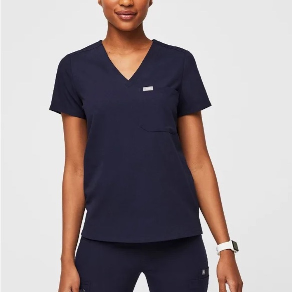 Women's Navy figs scrub set